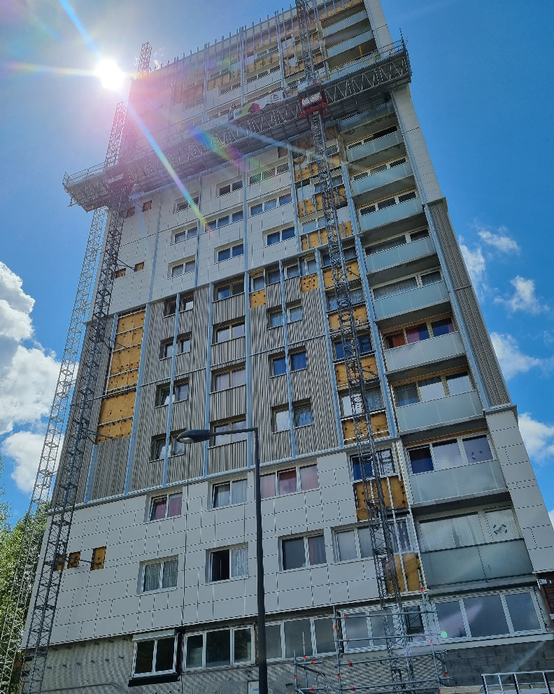 Diagnostic structurel en vue de la réhabilitation BBC de 244 logements à Lambersart (59)