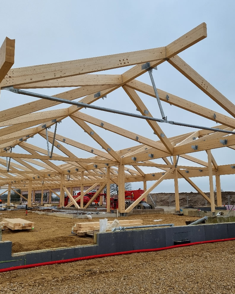 Construction d’une maroquinerie et d’un parking extérieur à Cliron (08)